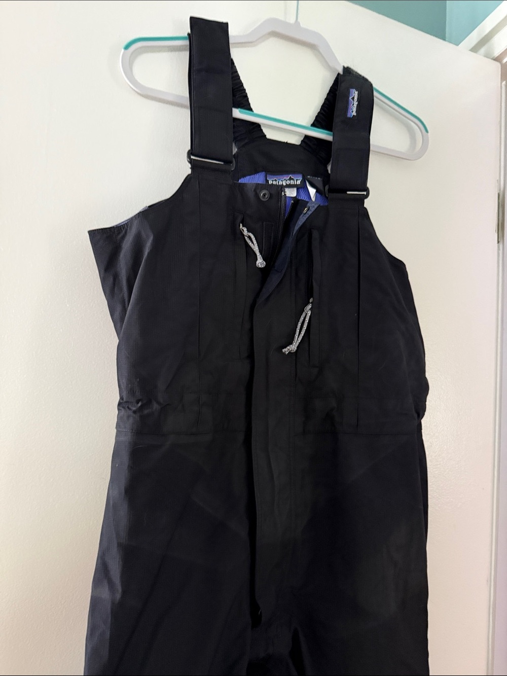 Vintage Men’s Patagonia Black Bib Winter Ski & Climbing Pants